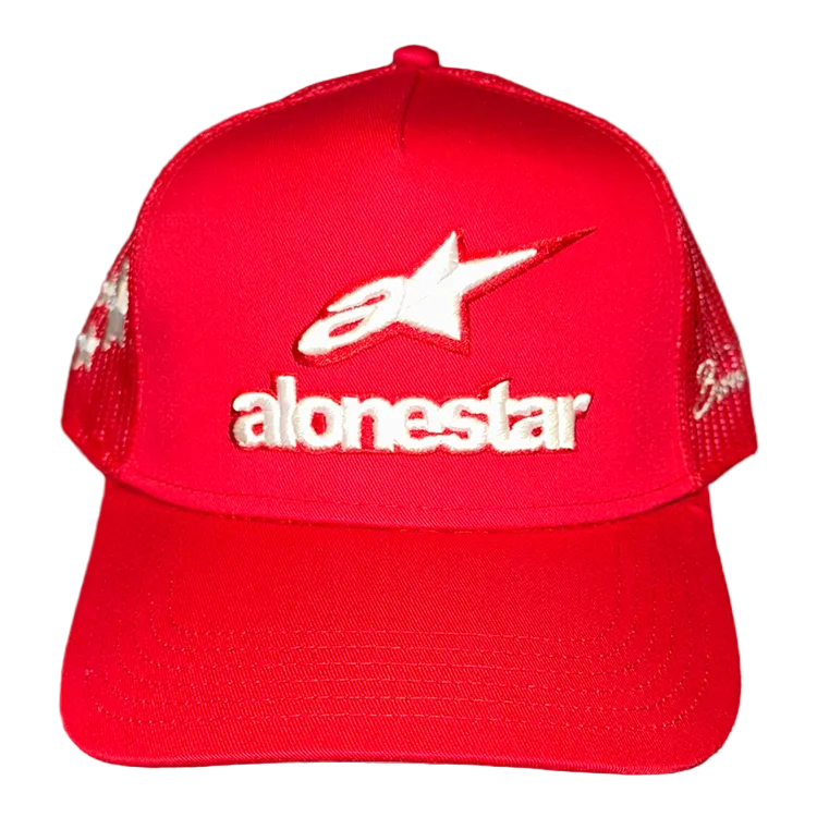 Alone Star - Trucker sb hat , red
