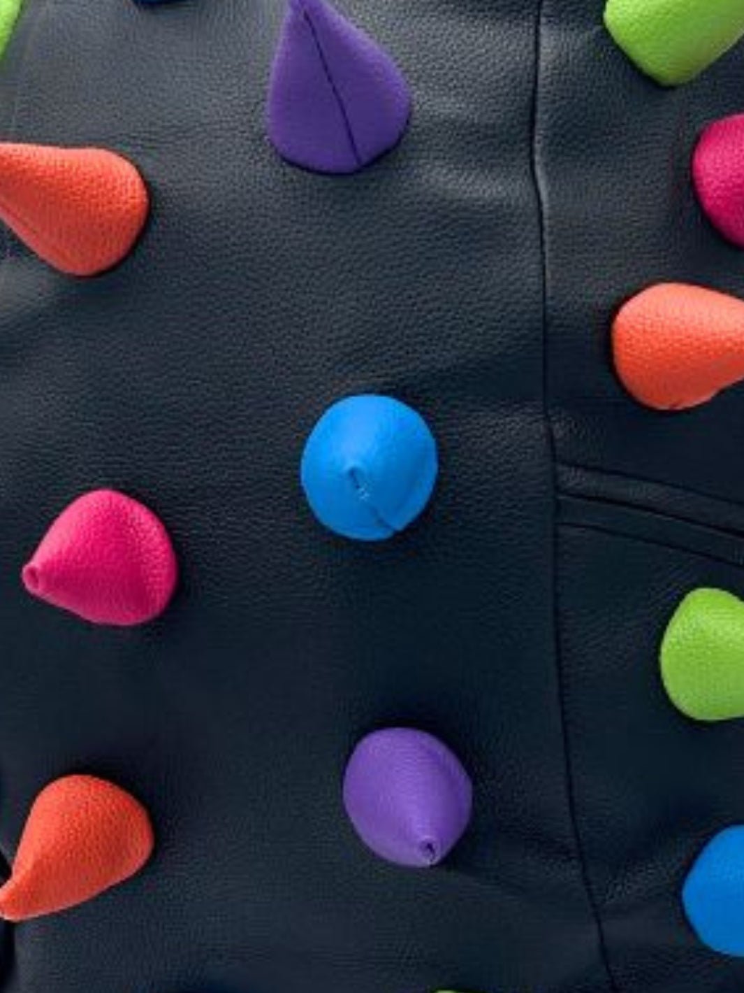 Mad Pax - Abracadabra multi color black spiked backpack