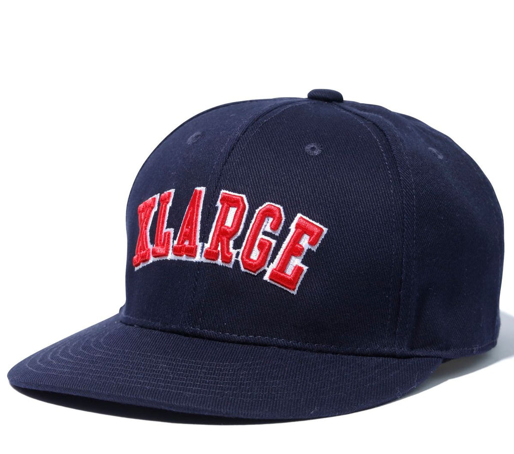 Xlarge - Round Logo Snapback Cap navy