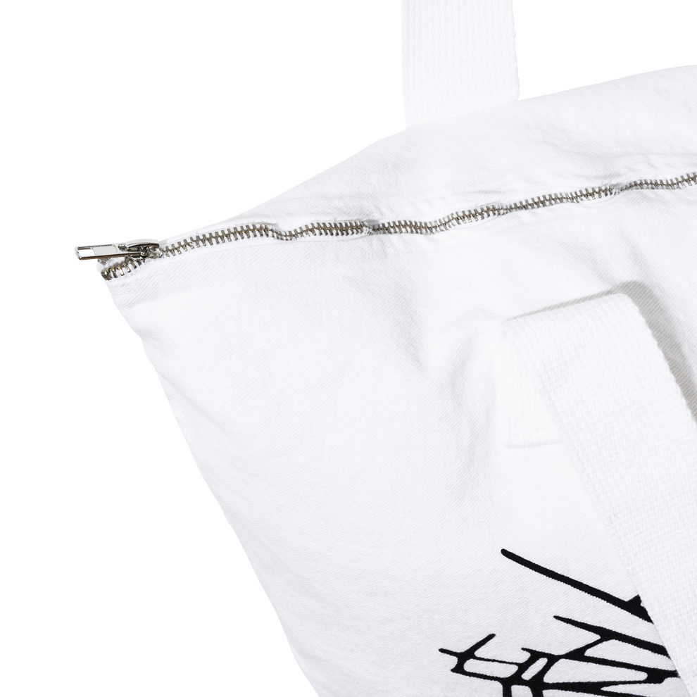 Nevermind Earth - Cracked Window Tote Bag , white
