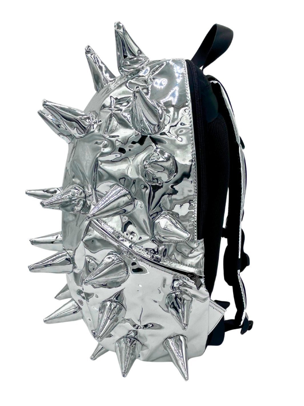 Mad Pax - Thunder chrome silver spiked backpack