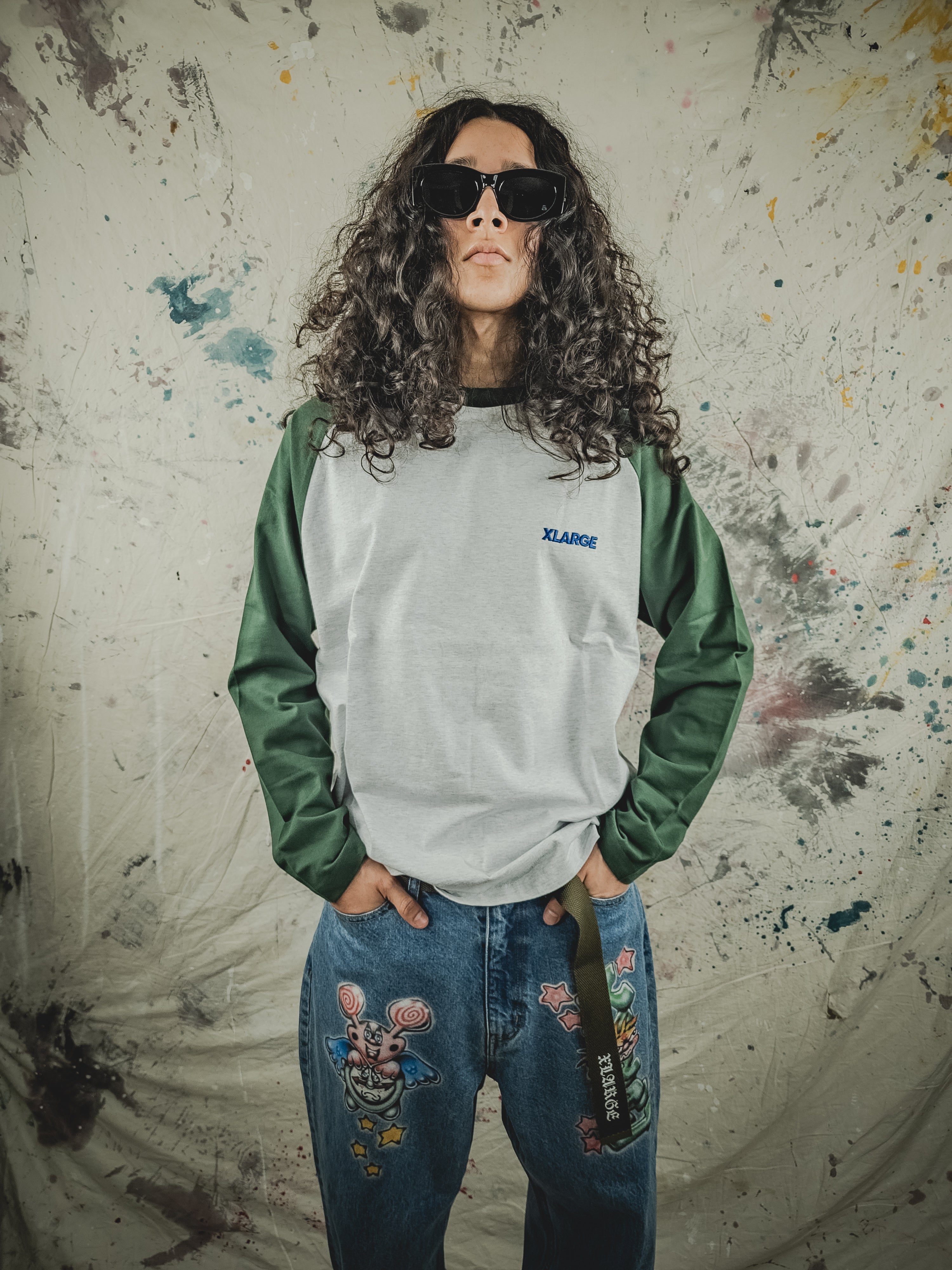 XLARGE ; Slanted og raglan L/s tshirt