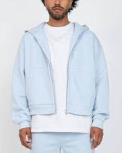 Load image into Gallery viewer, Eptm : Vintage zip up Hoodie sky blue
