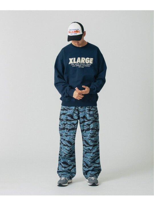 XLARGE - Tiger camo cargo pants blue