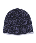 Xlarge - Graffiti knit cap , black