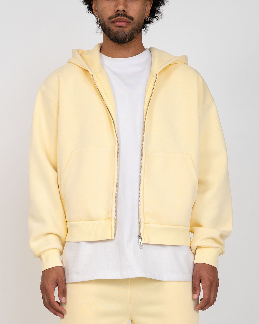 Eptm - Vintage zip up hoodie yellow