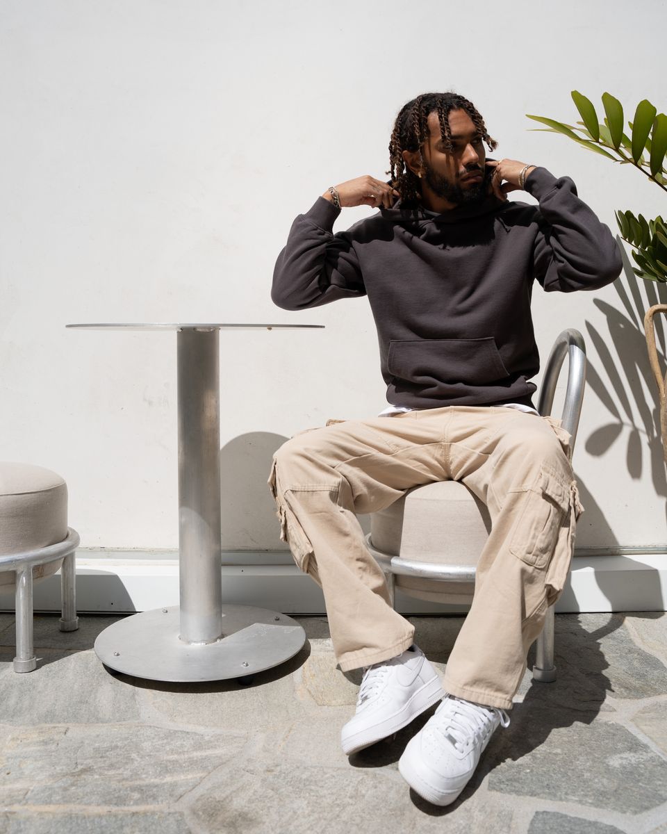 Eptm - Perfect Boxy hoodie , charcoal