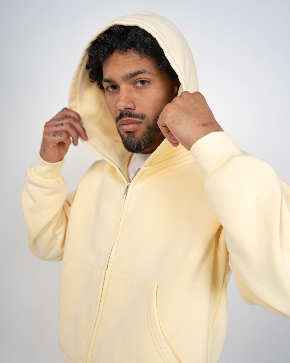 Eptm - Vintage zip up hoodie yellow