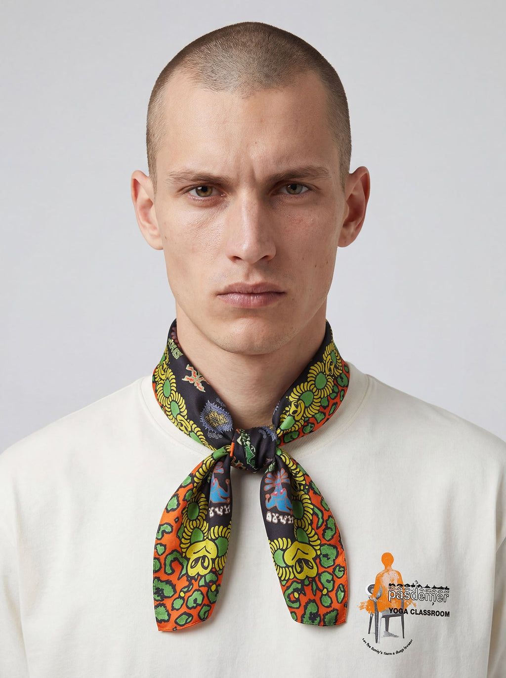 Pas De Mer - Leopard foulard multi color