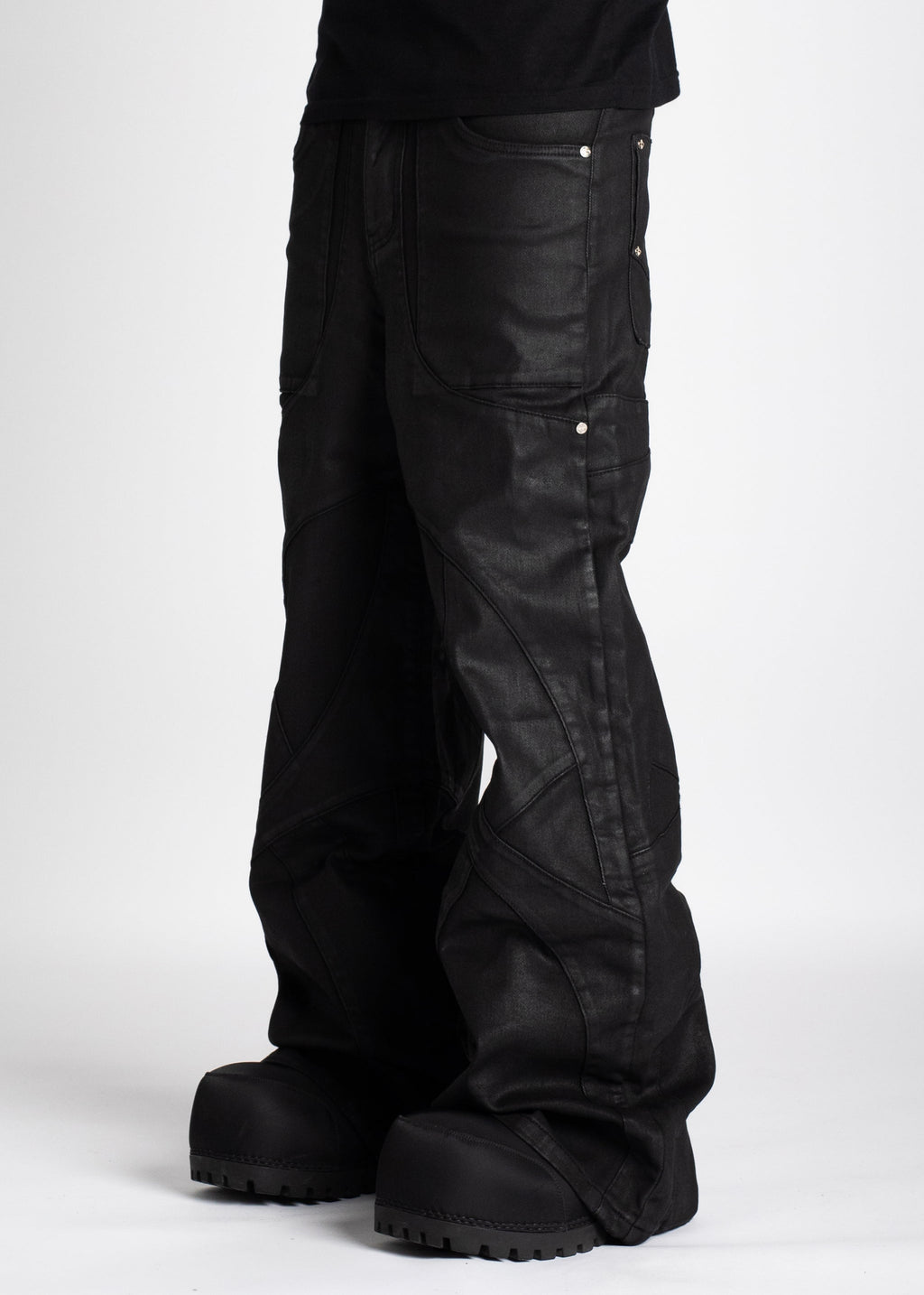 Guapi - Celtics waxed denim black