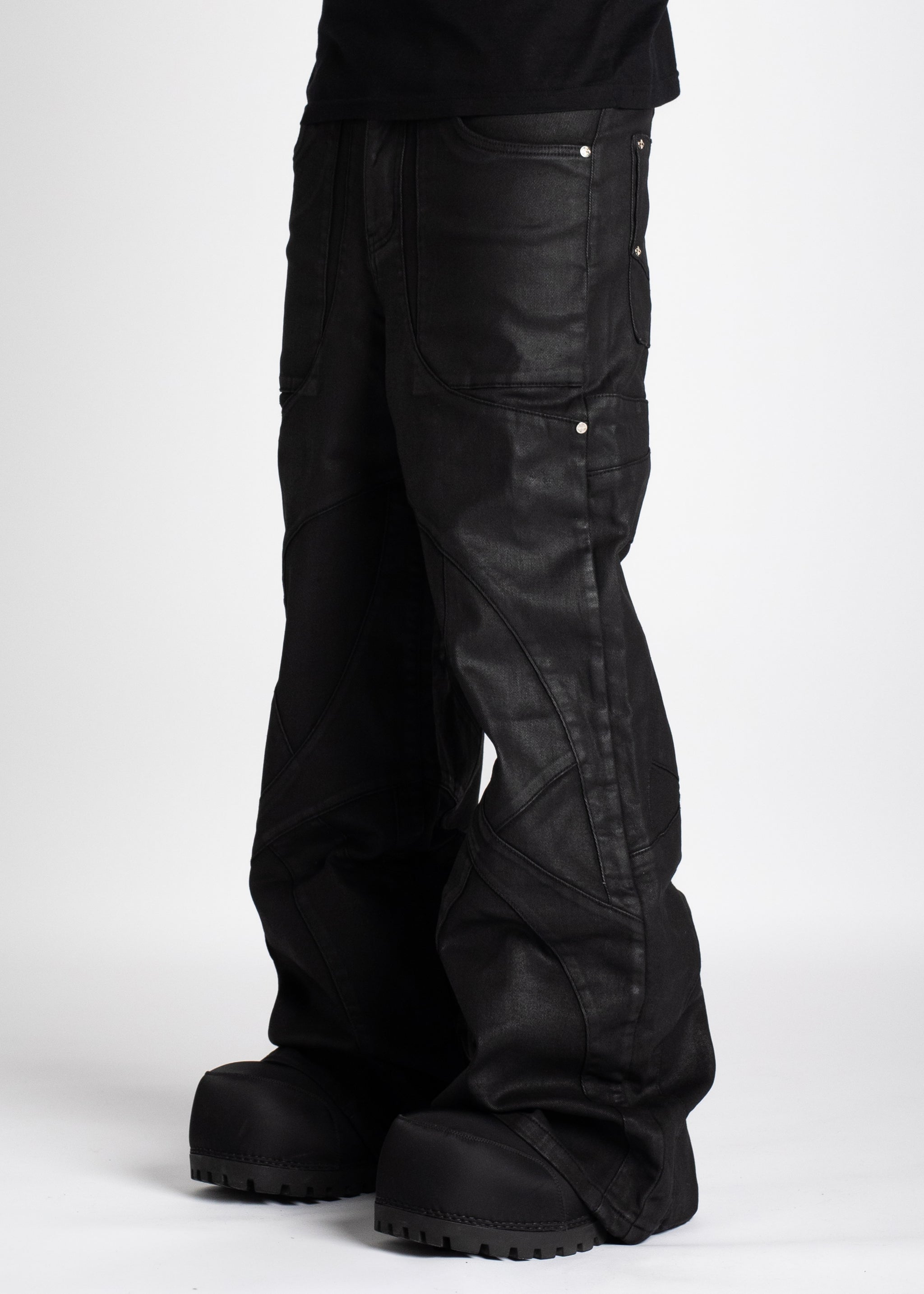 Guapi - Celtics waxed denim black