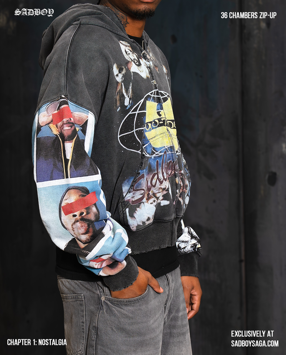 Sadboy Saga - 36 chambers zip up hoody