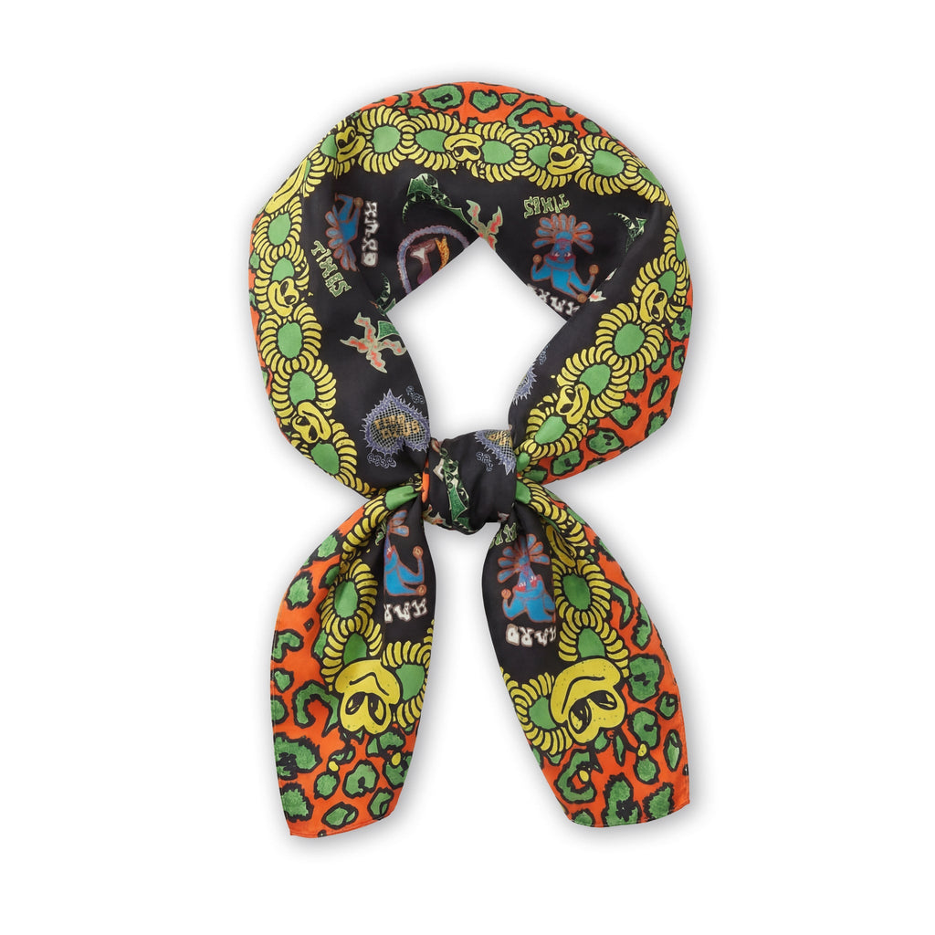 Pas De Mer - Leopard foulard multi color
