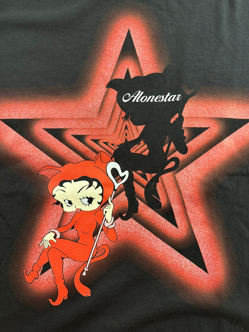 Alone Star - Boop tshirt black