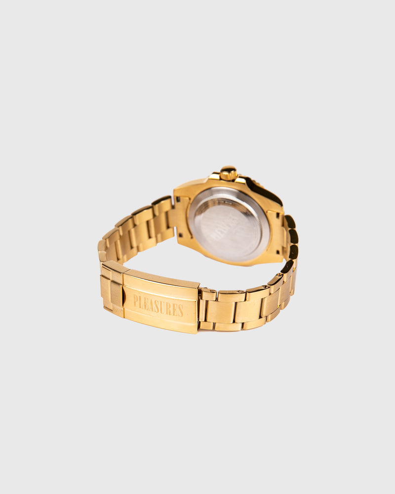 Pleasures - Anytime watch gold hulk green