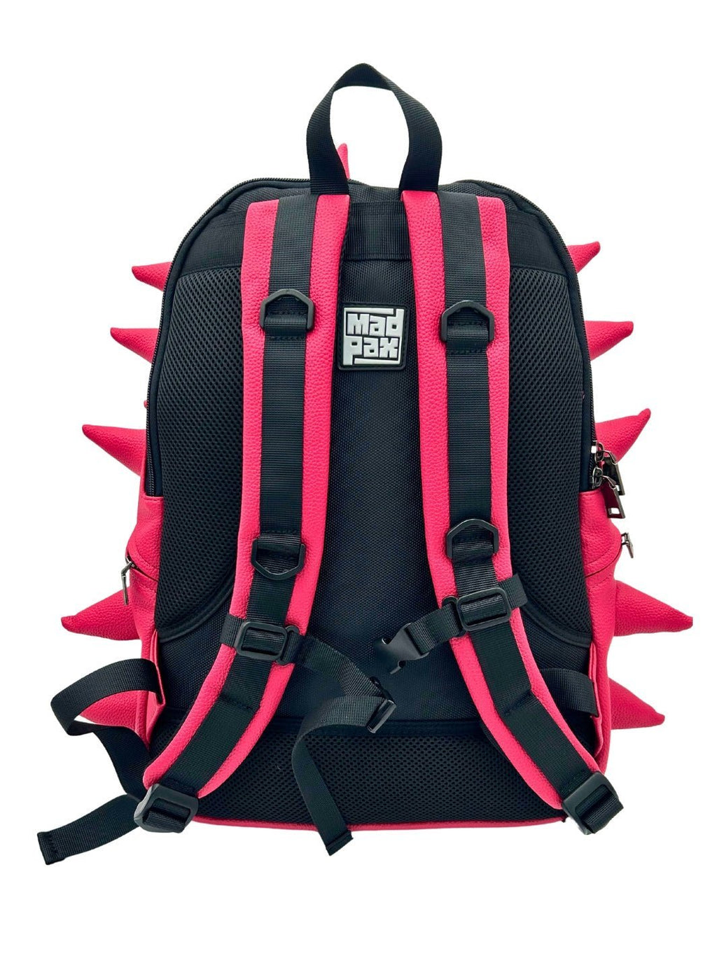 Mad Pax - Think pink spiked backpack