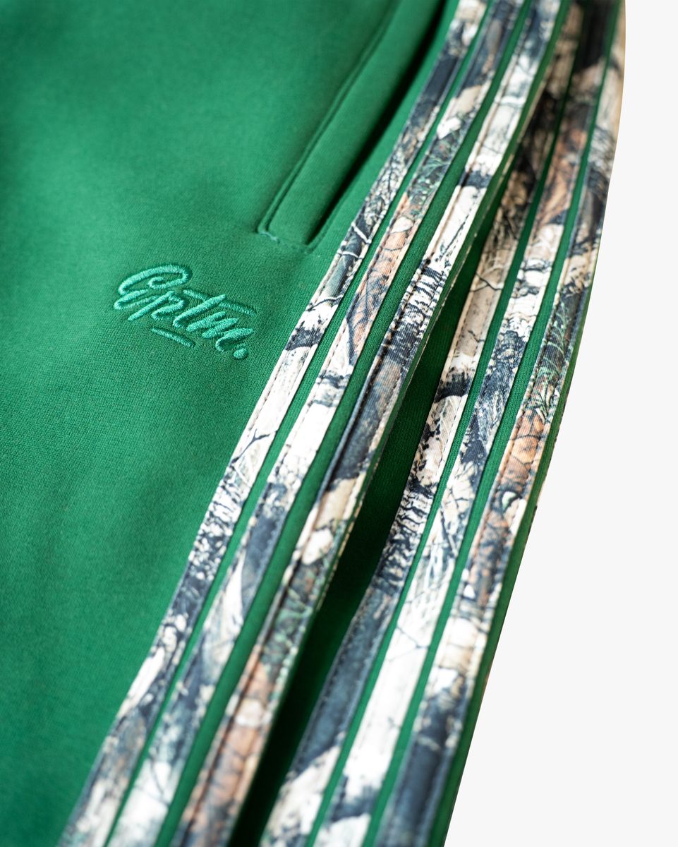 Eptm - Real camo striped baggy Pants,  Hunter green