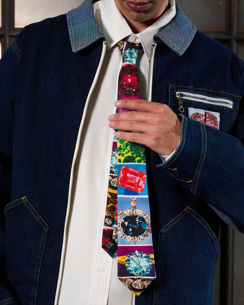 Pleasures - Jewel Necktie, multi color