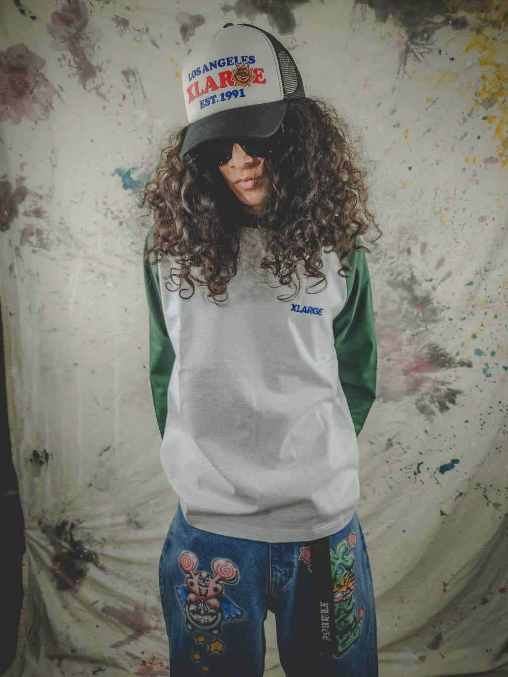 XLARGE ; Slanted og raglan L/s tshirt
