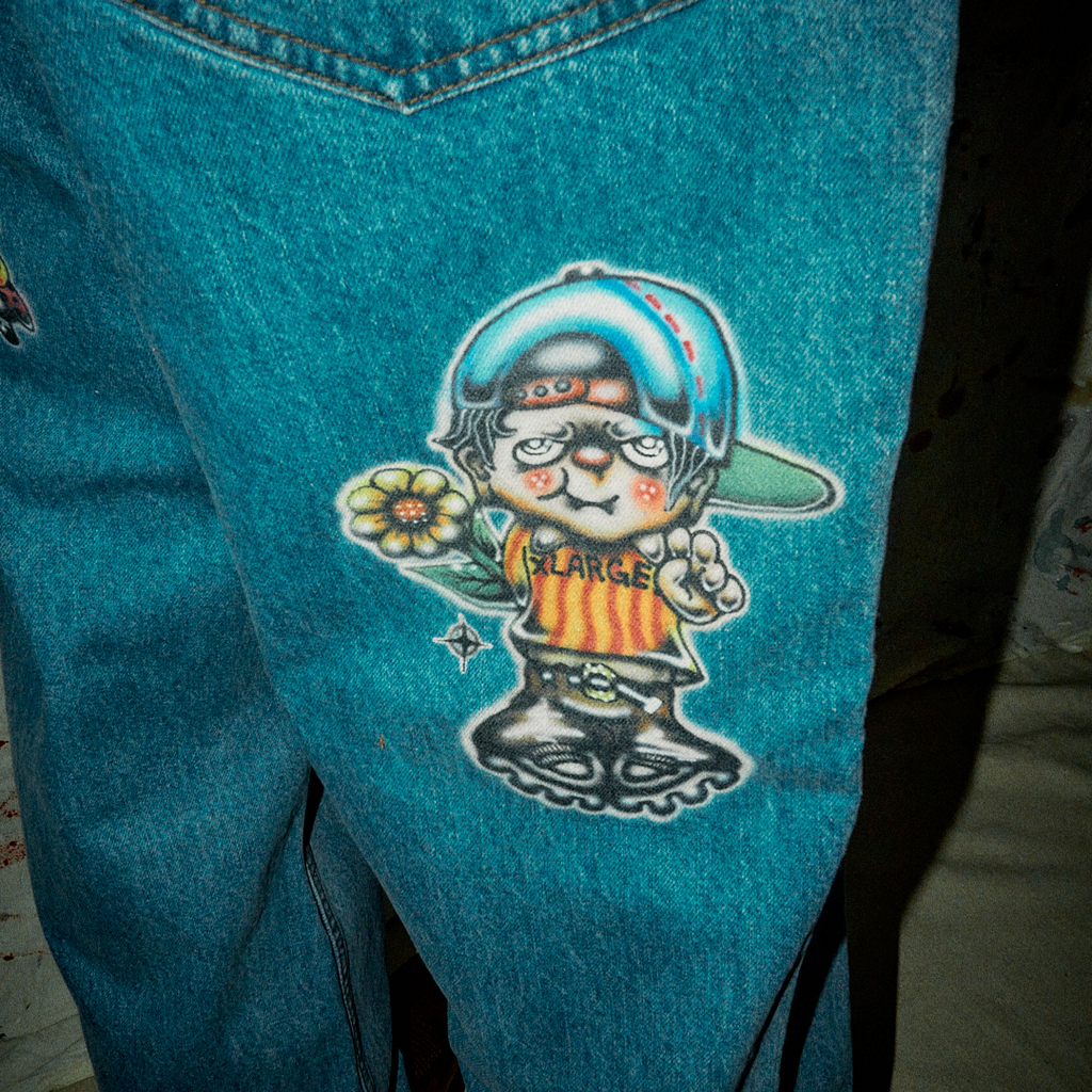 XLARGE - Painting denim pants