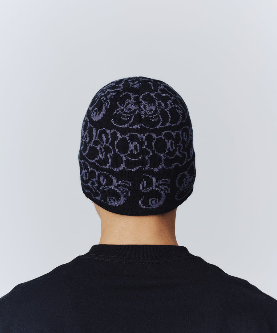 Xlarge - Graffiti knit cap , black