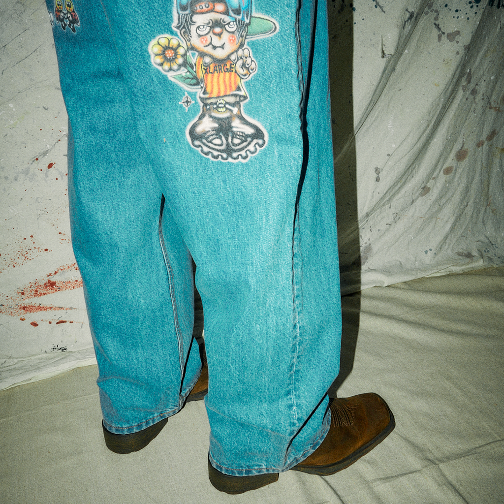 XLARGE - Painting denim pants