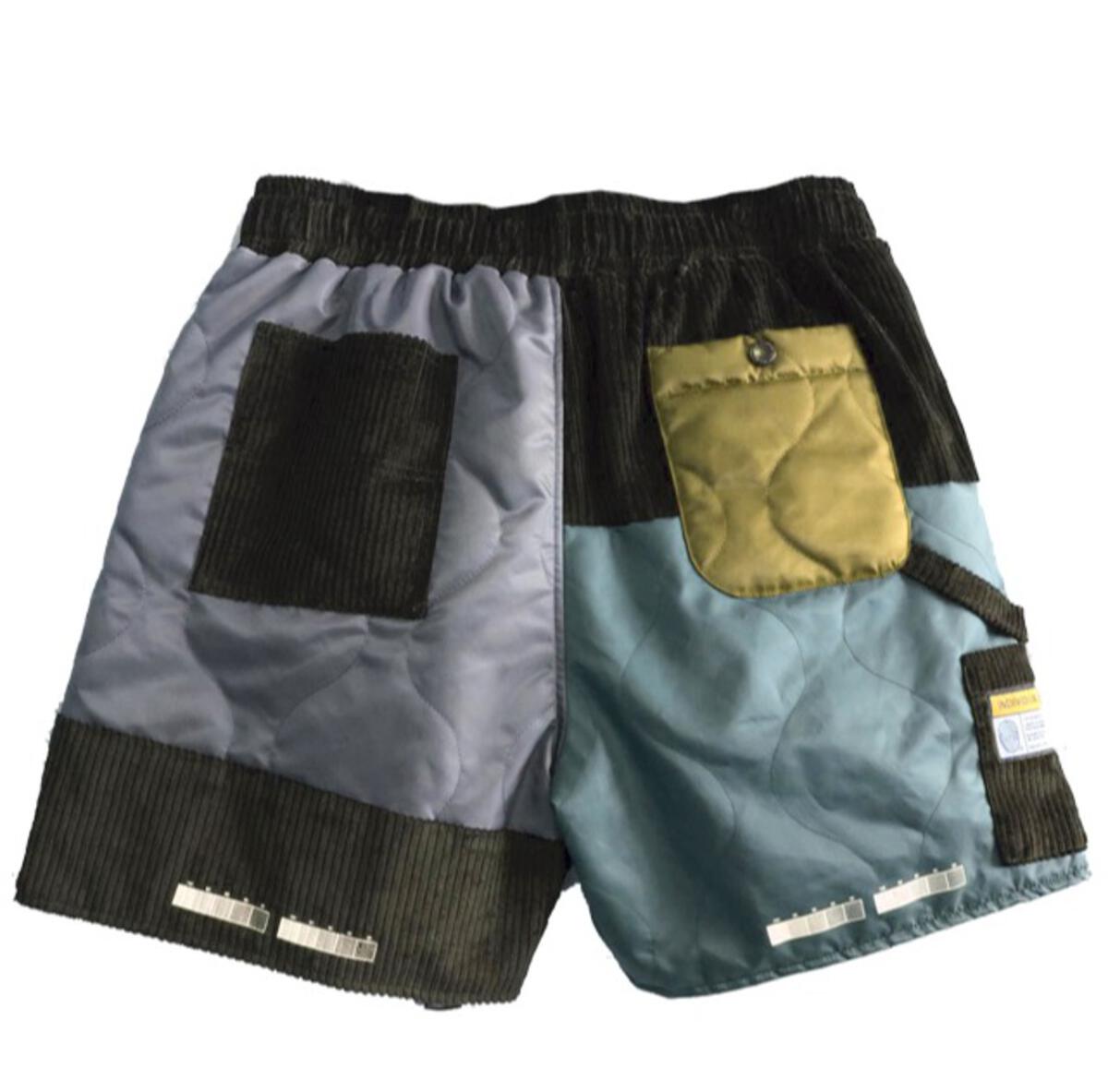 Individualist - Fabric Block Shorts , multi color