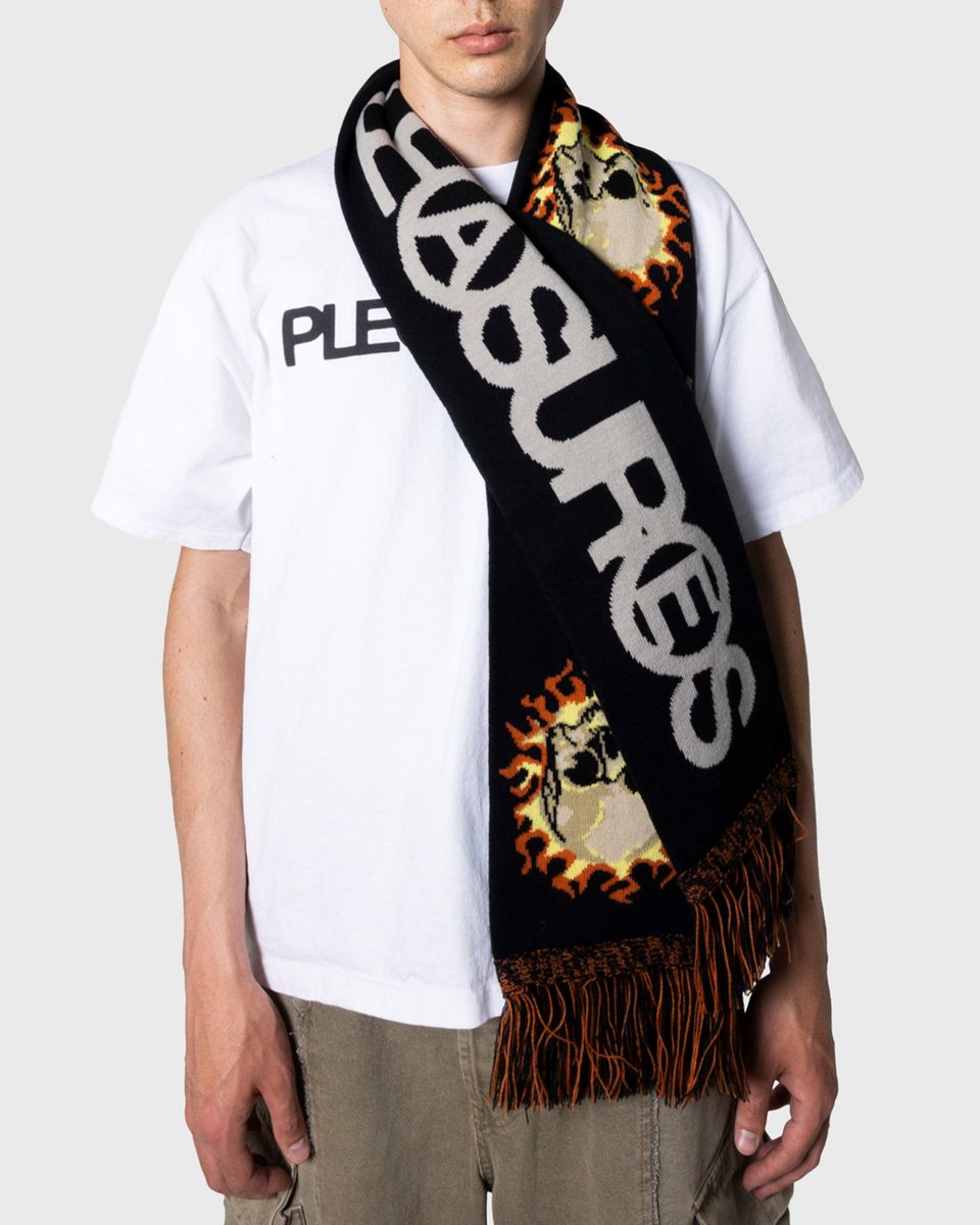 Pleasures - Zine Scarf black