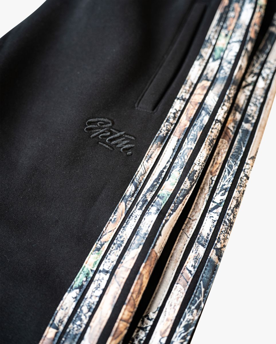 Eptm - Real camo striped baggy Pants,  black