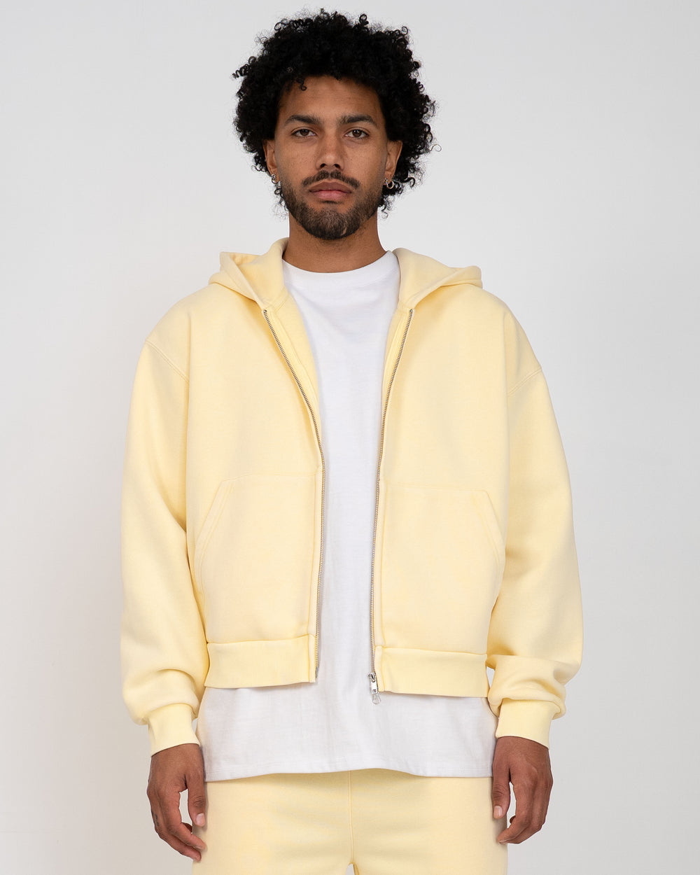 Eptm - Vintage zip up hoodie yellow