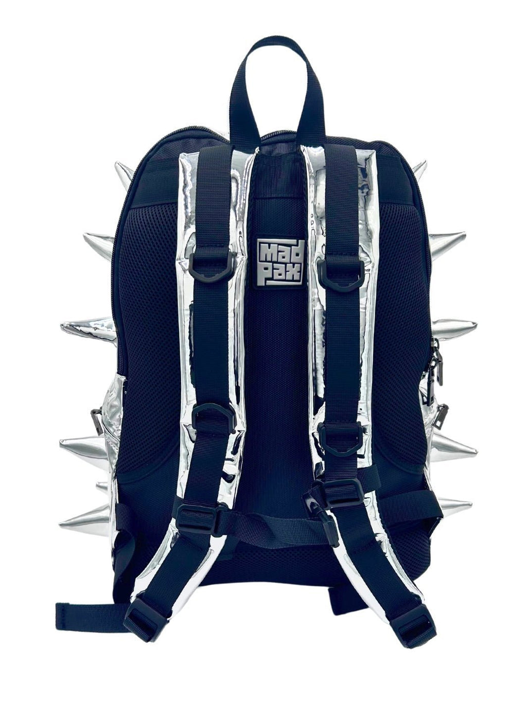Mad Pax - Thunder chrome silver spiked backpack
