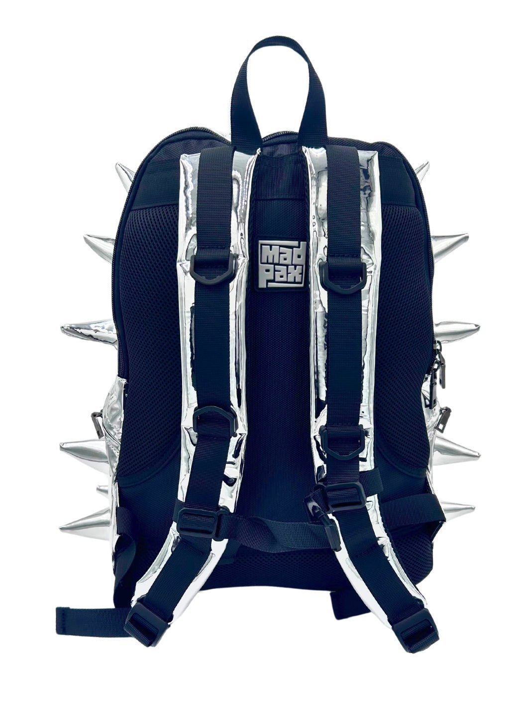 Mad Pax - Thunder chrome silver spiked backpack