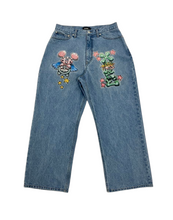 Load image into Gallery viewer, XLARGE - Painting denim pants
