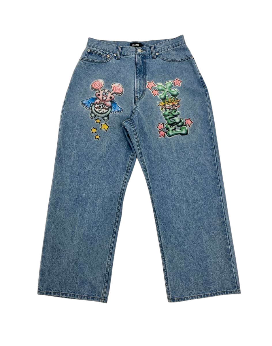 XLARGE - Painting denim pants