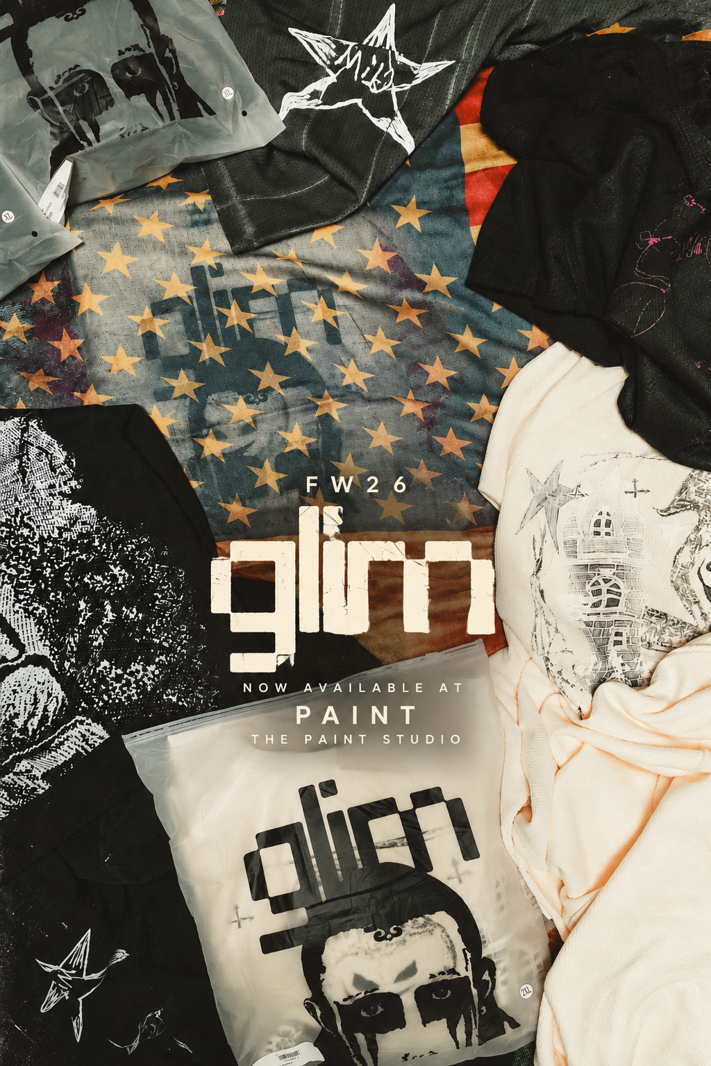 Glim - Crypt Castle Long sleeve Waffle Knit thermal - Dairy cream