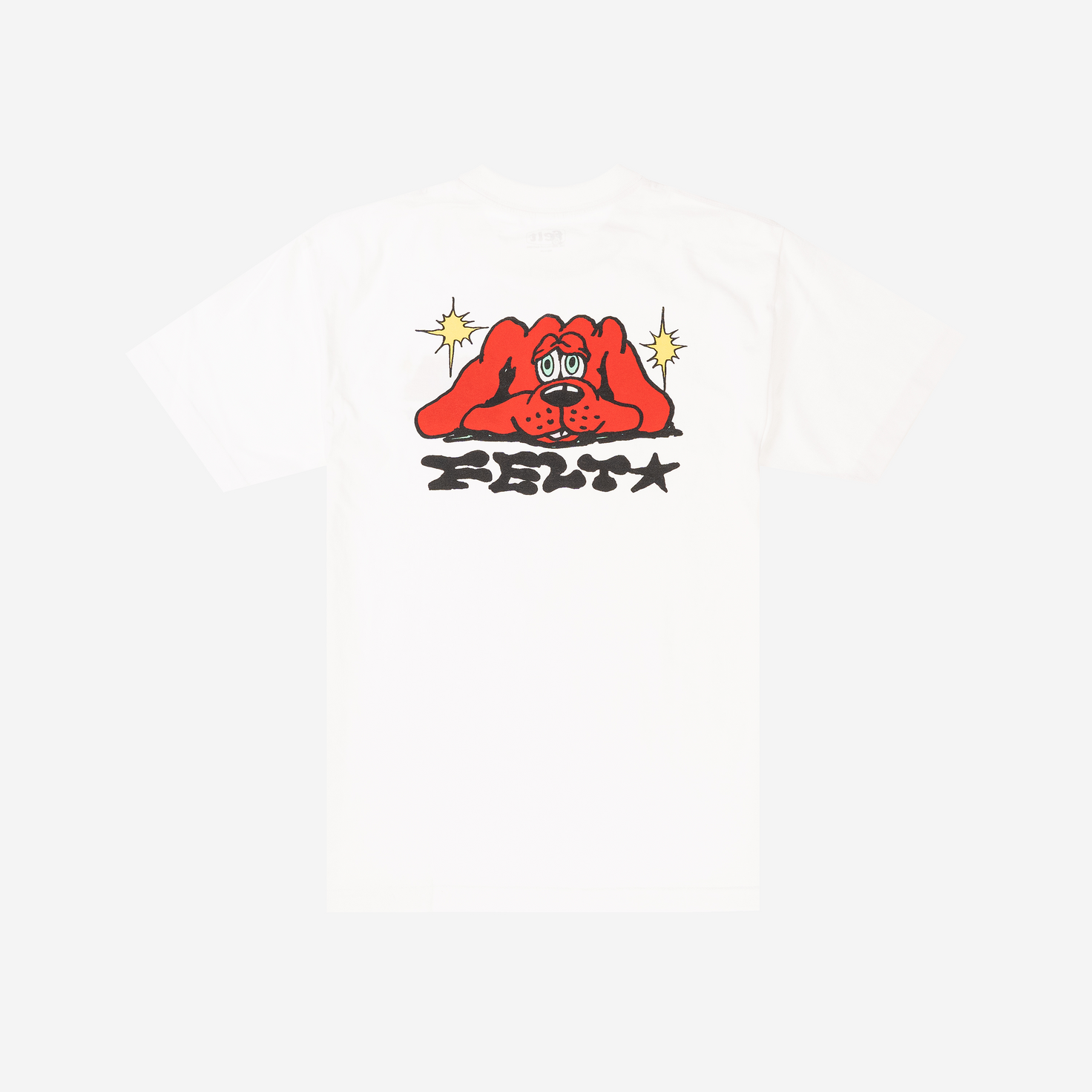 Felt ; 642 Puppy tee white