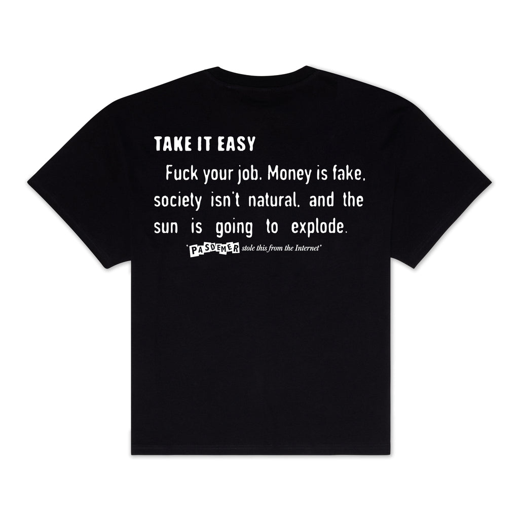 Pas De Mer - internet quotes tshirt black