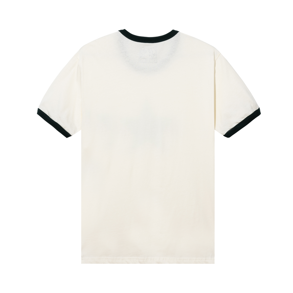 Nevermind Earth - Star Ringer tshirt , off white