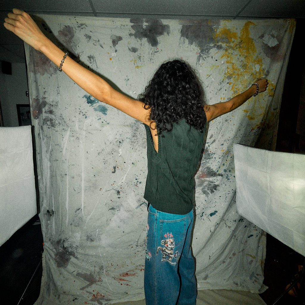XLARGE - Painting denim pants
