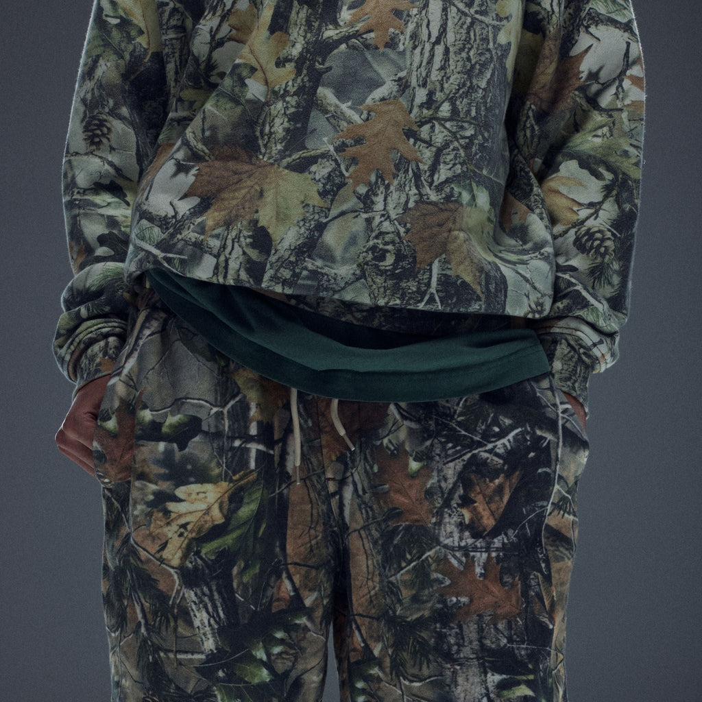 Cotton Collective - Vintage Wood camo volley shorts