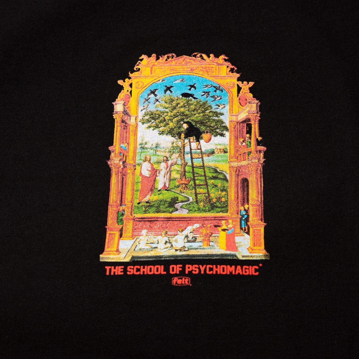 Felt ; School of Psychomagic Tee
Black