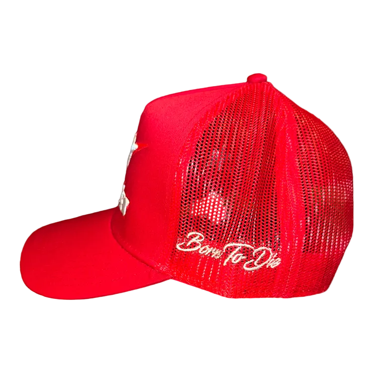 Alone Star - Trucker sb hat , red