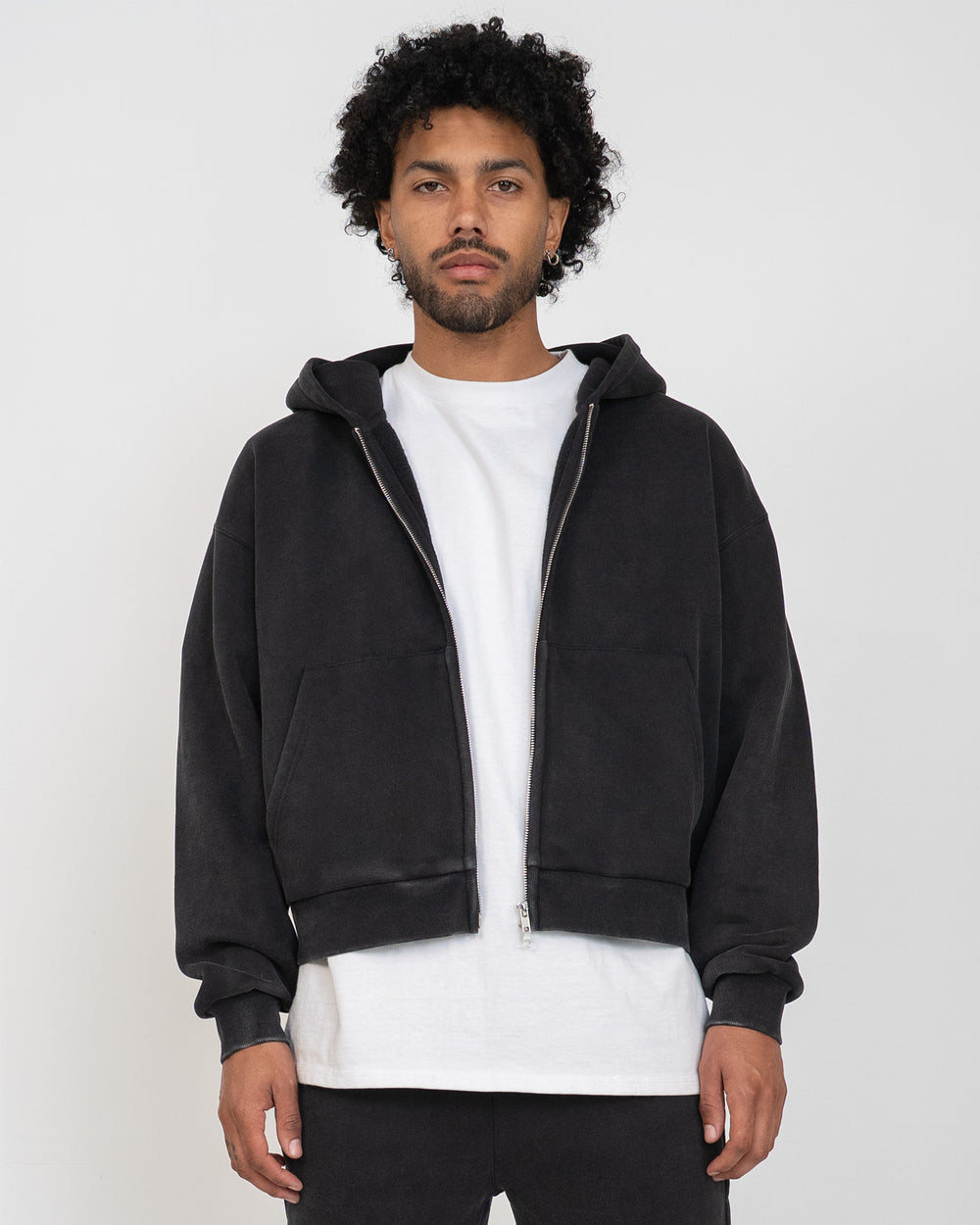 Eptm : Vintage zip up hoodie - blk