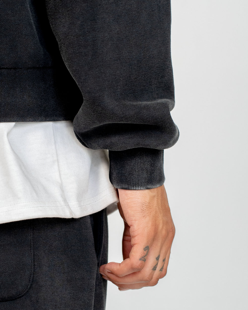 Eptm : Vintage zip up hoodie - blk