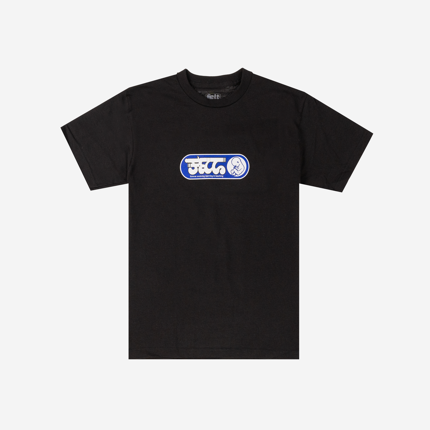 Felt ; Growth Tee
Black