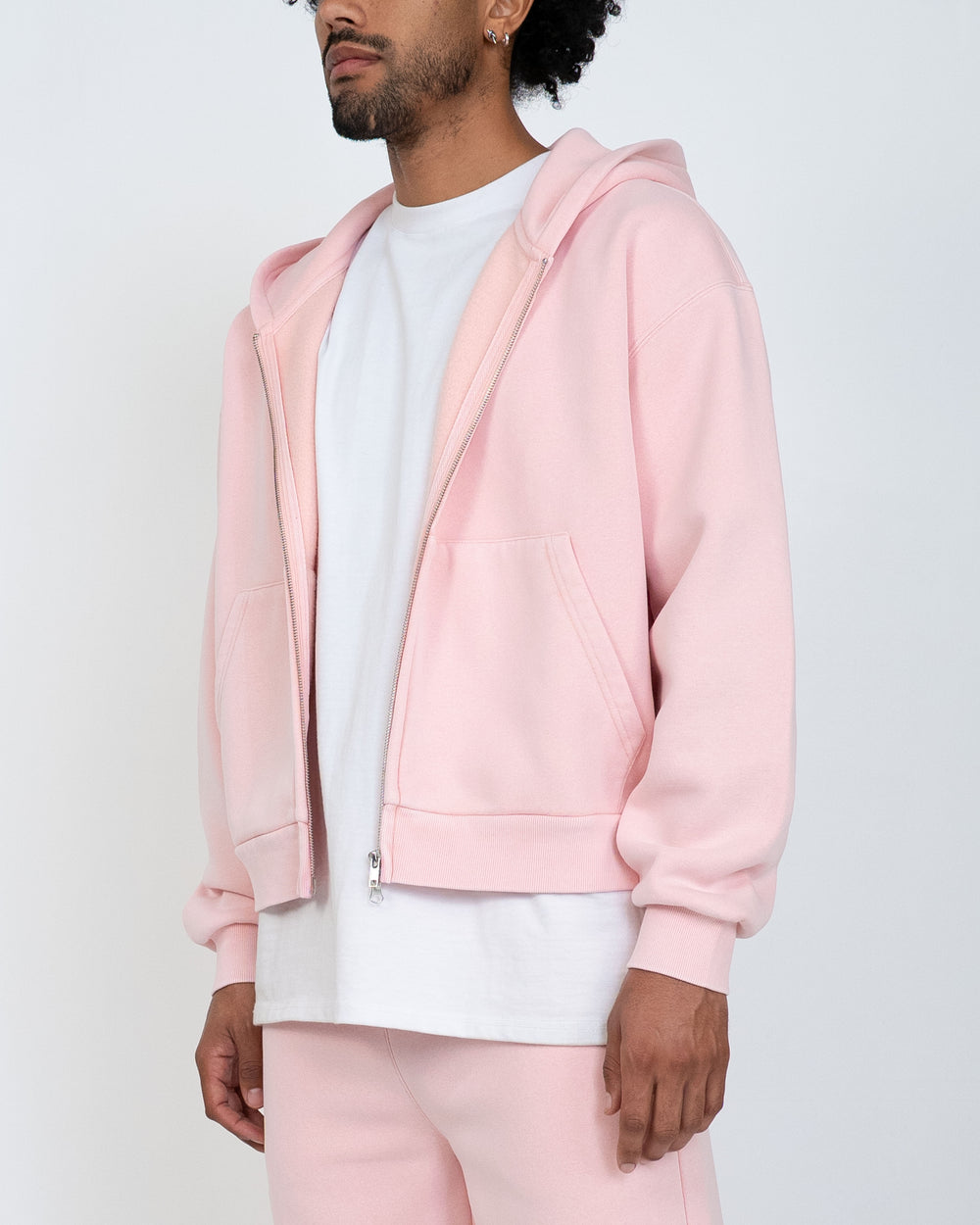Eptm : Vintage zip up hoodie pink