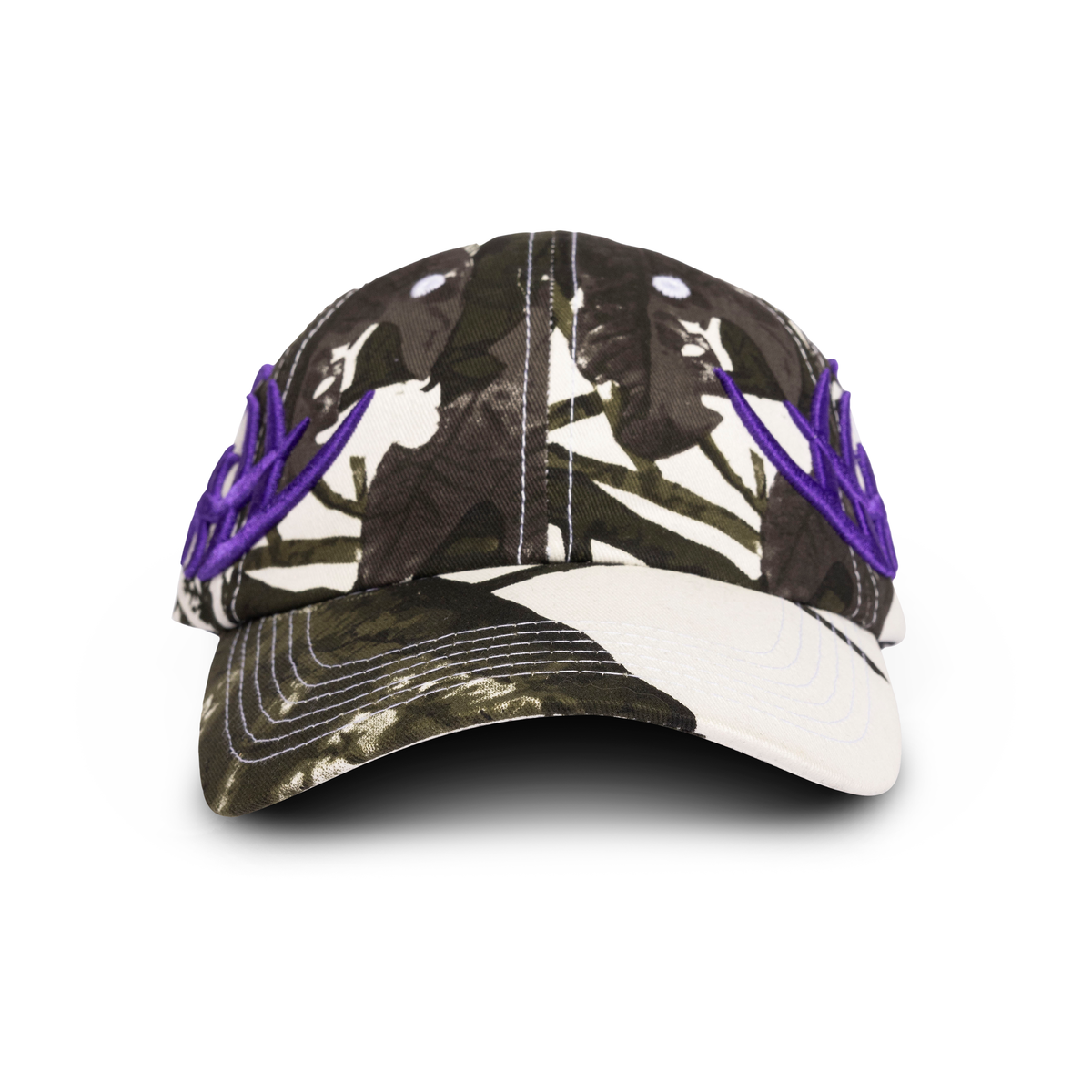Pleasures - Snow Lean Camo strap back hat