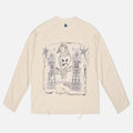 Glim - Crypt Castle Long sleeve Waffle Knit thermal - Dairy cream