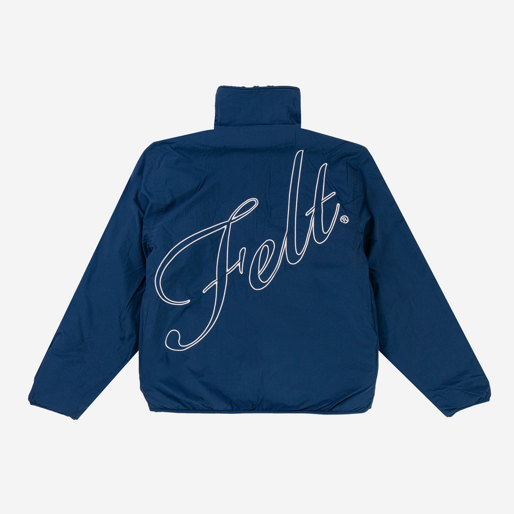 Felt ; Volute Reversible Jacket
Navy & Yellow