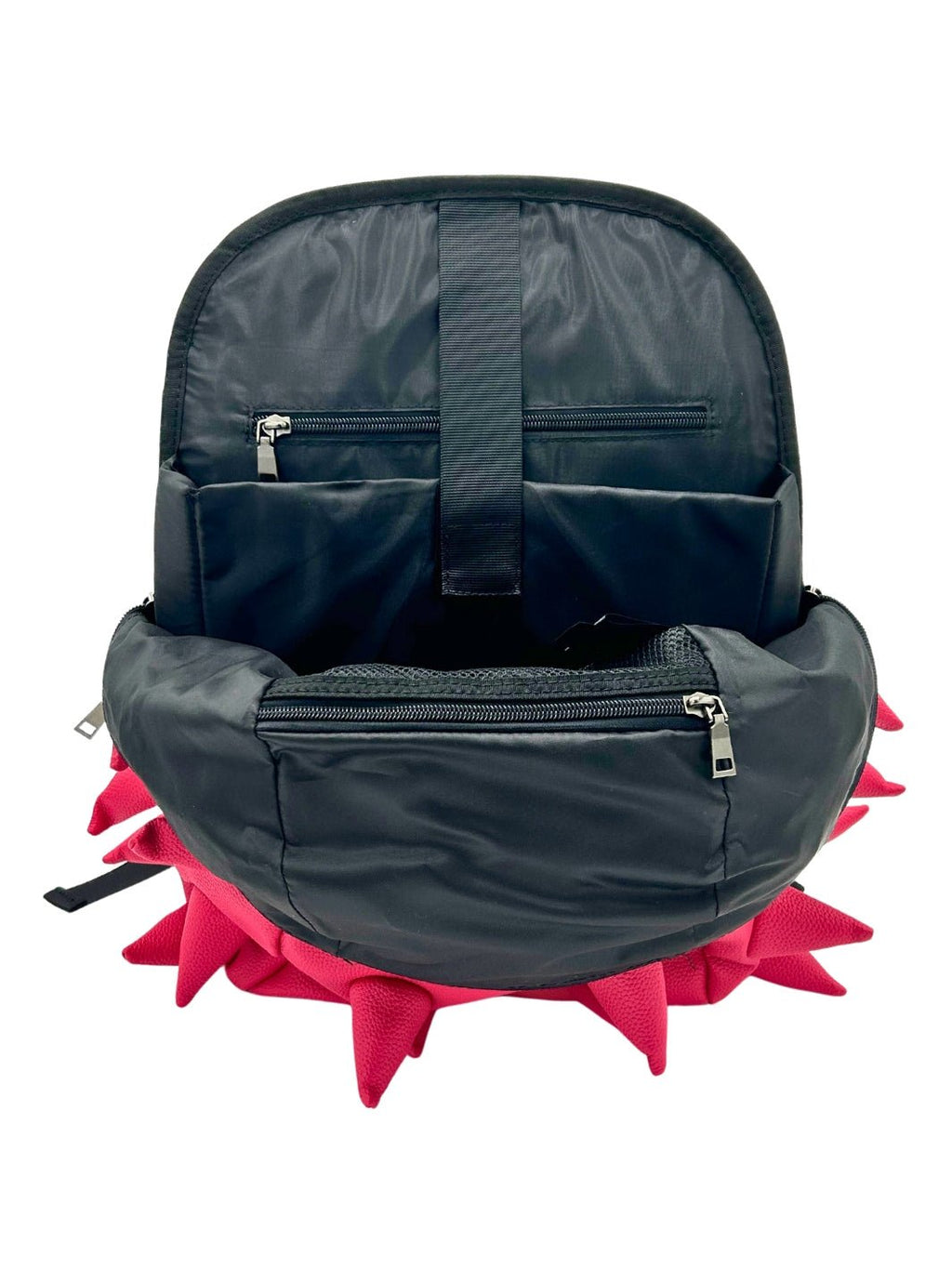 Mad Pax - Think pink spiked backpack